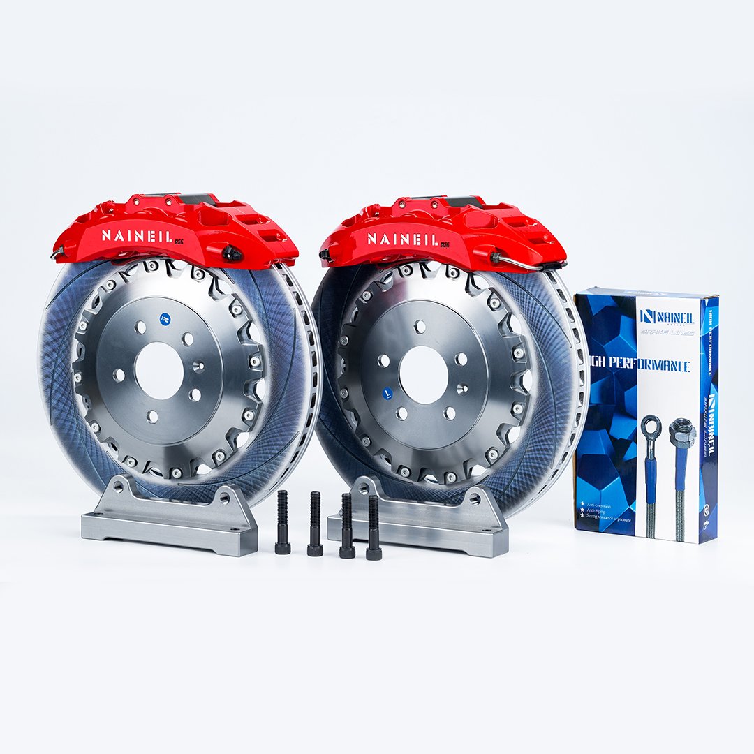 Naineil Upgrade Brake Systems Racing Forged 6 Pot Brake Caliper 6 Piston Big Brake Kit for dodge Challenger Charger