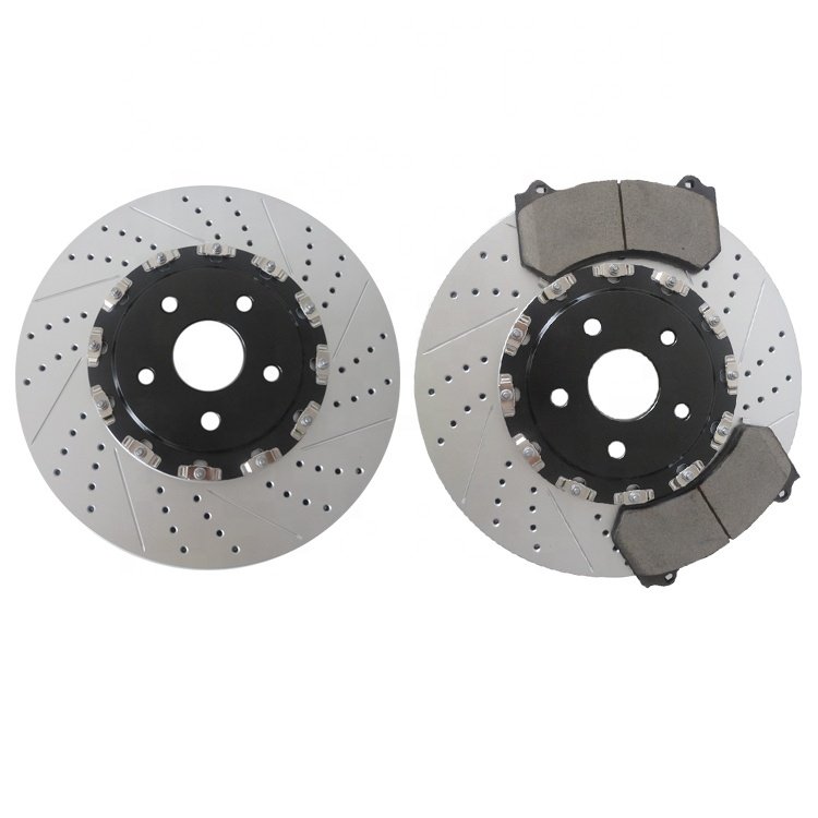 68305562AB 2 Piece Floating Front Disc Brake Rotors for Dodge Durango Cherokee Trackhawk