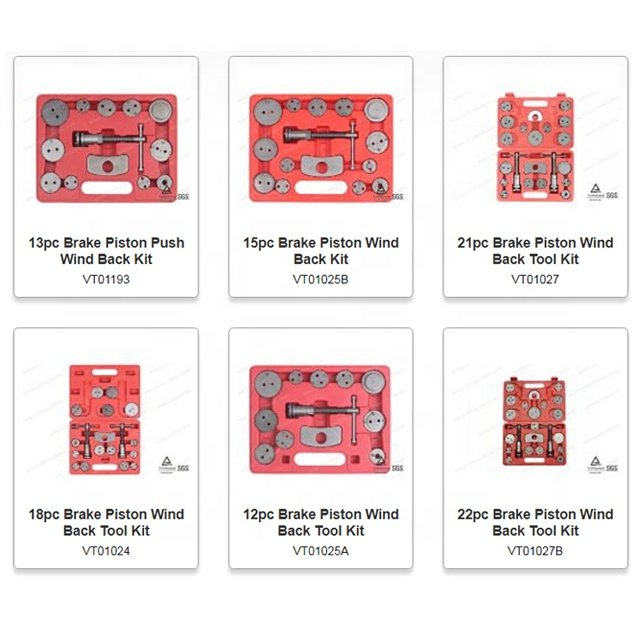 Viktec Quality Guarantee Disc Brake Caliper Wind Back Tool Kit Austomotive Tools(VT01027)