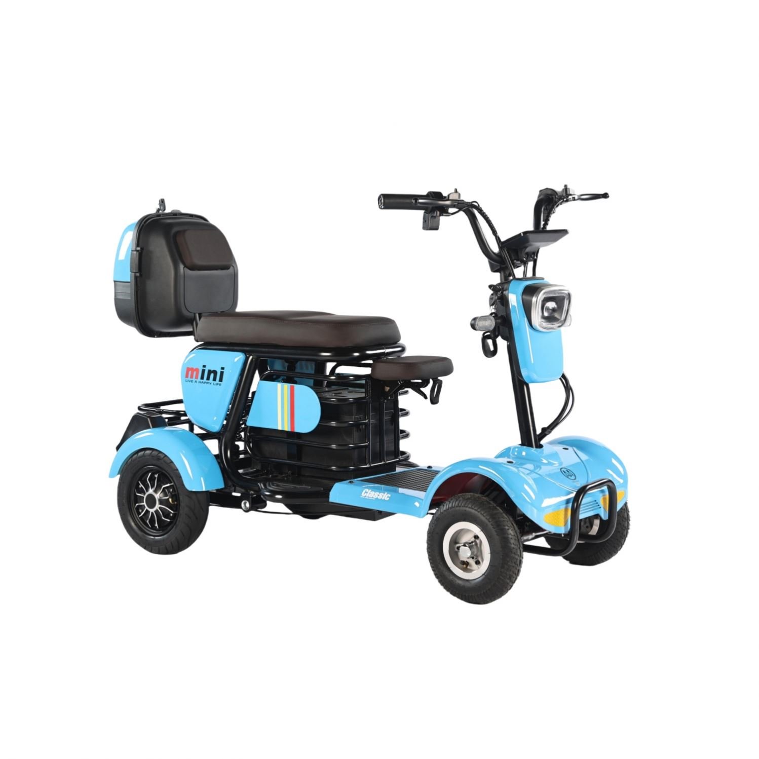 New Large-capacity Electric 4 Wheeler Vehicle Elderly Electric Bike Adult Electric Motorcycles