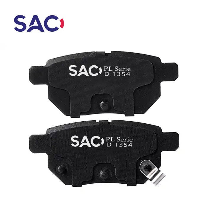 SAC D1354 04466-12130 Premium Semi-metal Back Brake Pads for Toyota Auris Blade Corolla Rumion IQ Matrix Ractis Scion Vios Vitz