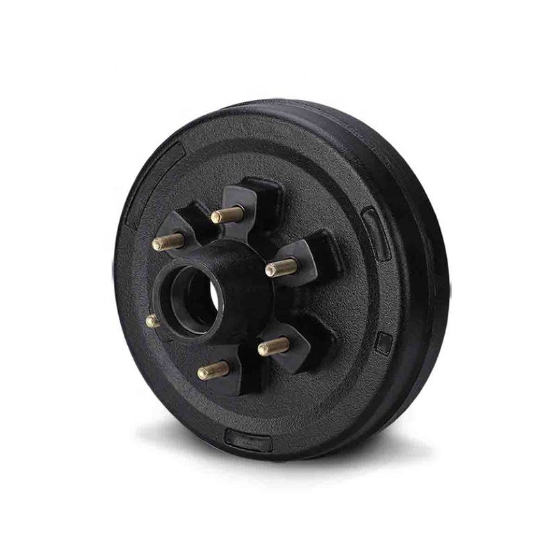 Trailer Accessories for RV Use Trailer Electric Brakes Hub Drum Kit 6 on 5.5" for 5200 6000 Lbs Axle