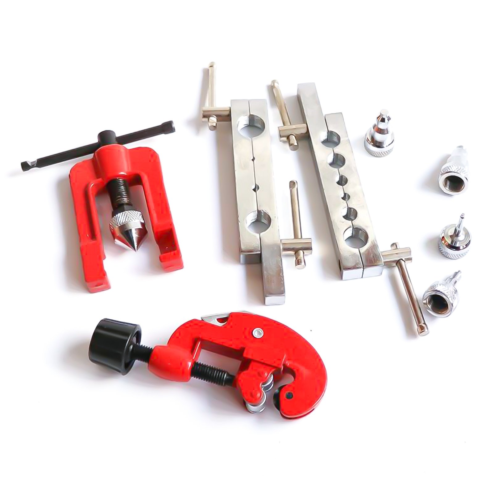 3-19mm Tube Cutter Tool Kit Copper Brake Fuel Pipe Repair Double Flaring Dies Tool for Cutting Flaring Tools for Refrigeration