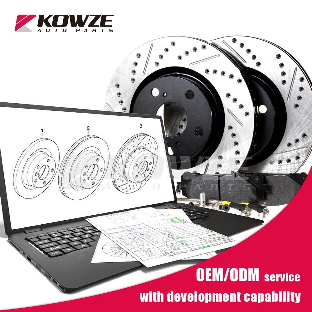 Auto Parts Good Price Car Front Rear Carbon Ceramic Rotors Brake Discs Assembly Brake Disc for Toyota Hilux Vigo Montero