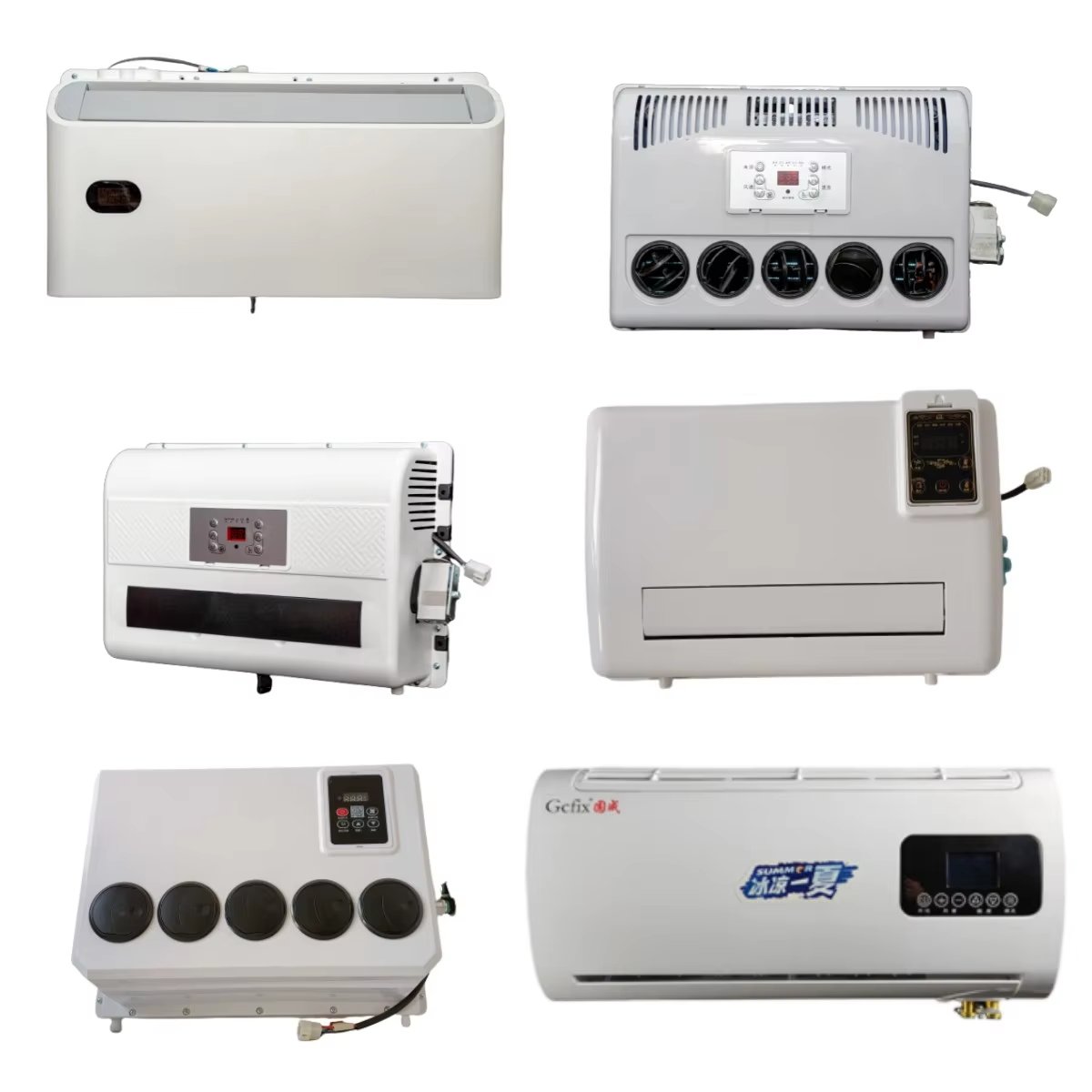 Car AC Cooling Parking Air Conditioner 12v Auto Air Conditioning 24V Electric Truck Air Conditioner