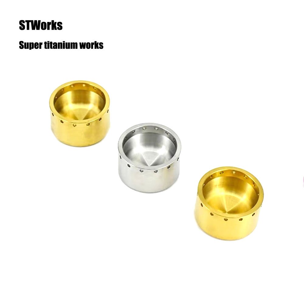 High Quality Fasteners Gr5 TItanium Brake Caliper Piston Kit TItanium Piston Front Brake Caliper for Motorcycle