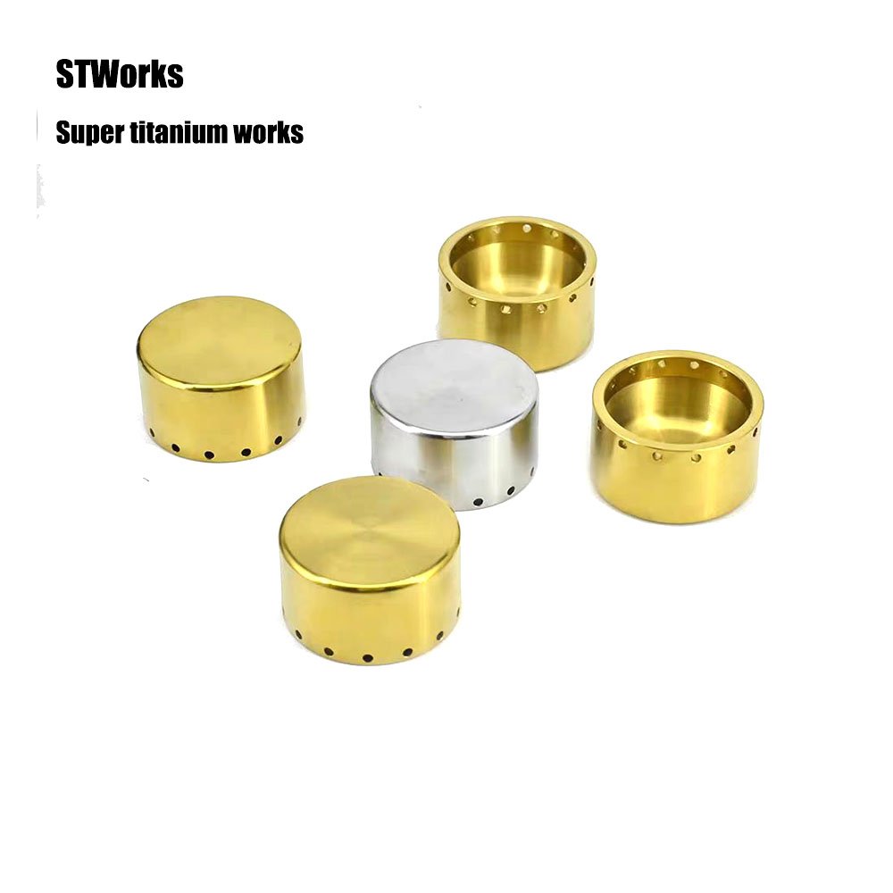 High Quality Fasteners Gr5 TItanium Brake Caliper Piston Kit TItanium Piston Front Brake Caliper for Motorcycle