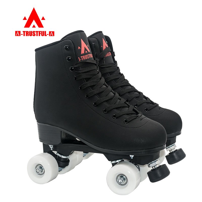 Amazon Hot Selling Patines Professional Adjustable Rubber Brake Double Row Roller Skate for Adult