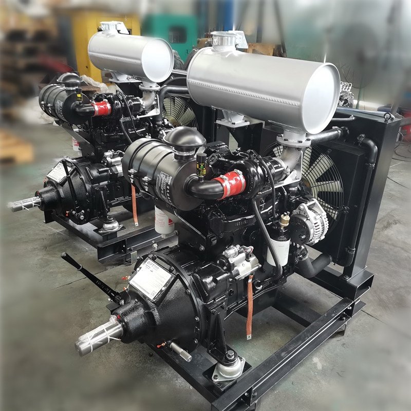 125HP 4BTA3.9 4-Stroke Water-Cooled Construction Diesel Engine for Automobile Use With WPT Brake Radiator Muffler Air Filter