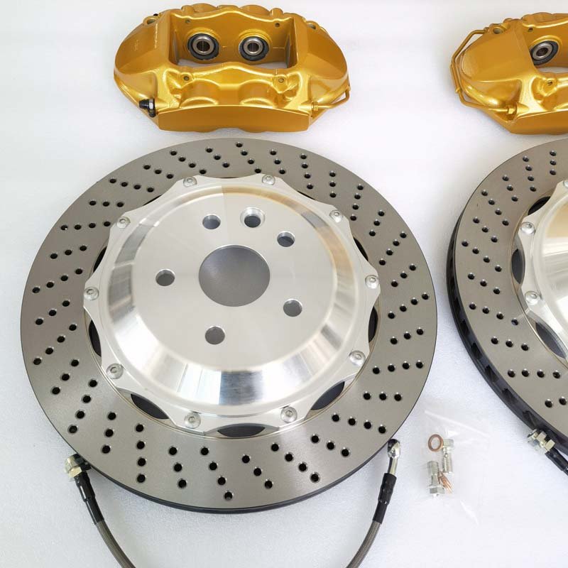 Jekit New Rear Brake Caliper 4 Pots 380x28mm Drilled Disc Drum 185mm for BMW F30