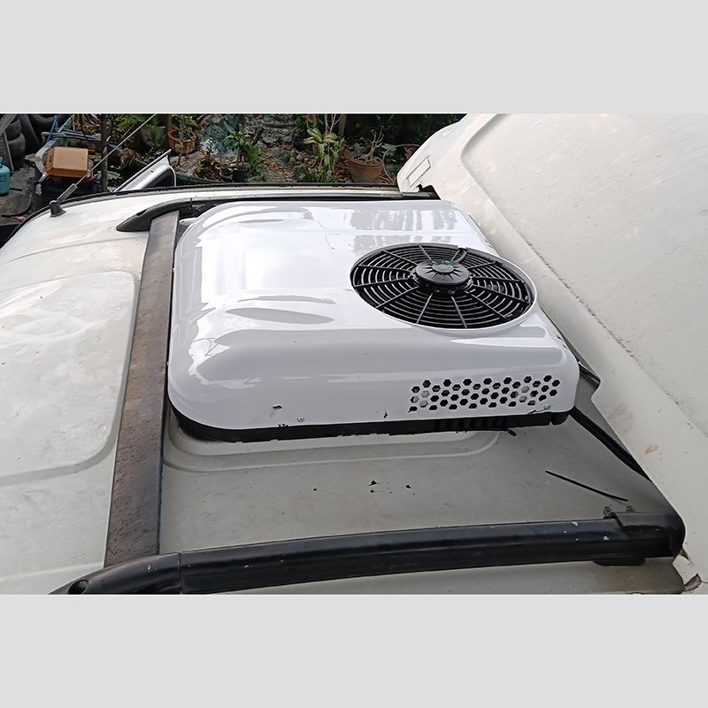 12V24V Electric Parking air Conditioner Cooler Van Roof Conditioning 12V Rooftop Truck Cabin AC Electric Parking Air Conditioner