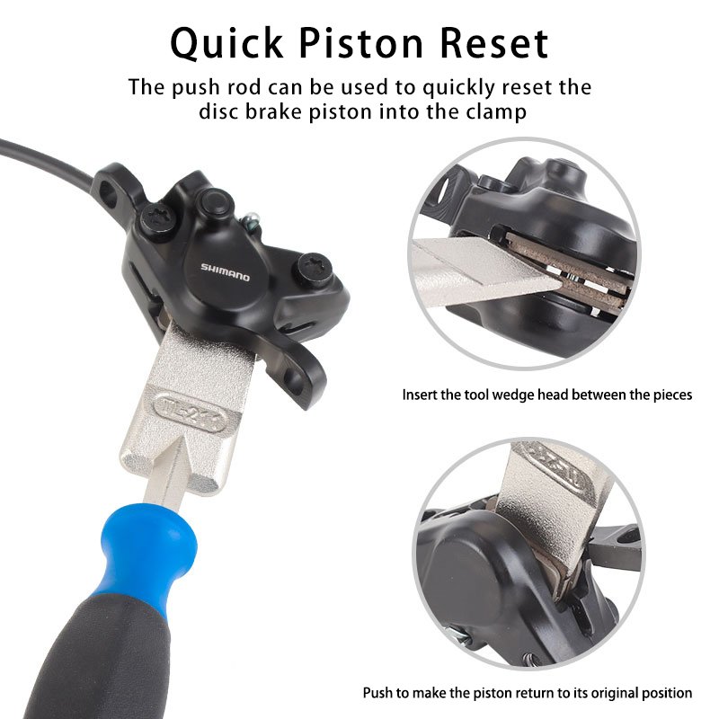 TOOPRE Bicycle Hydraulic Disc Brake Piston Spreader Reset Tool for Mountain Bike Oil Disc Caliper