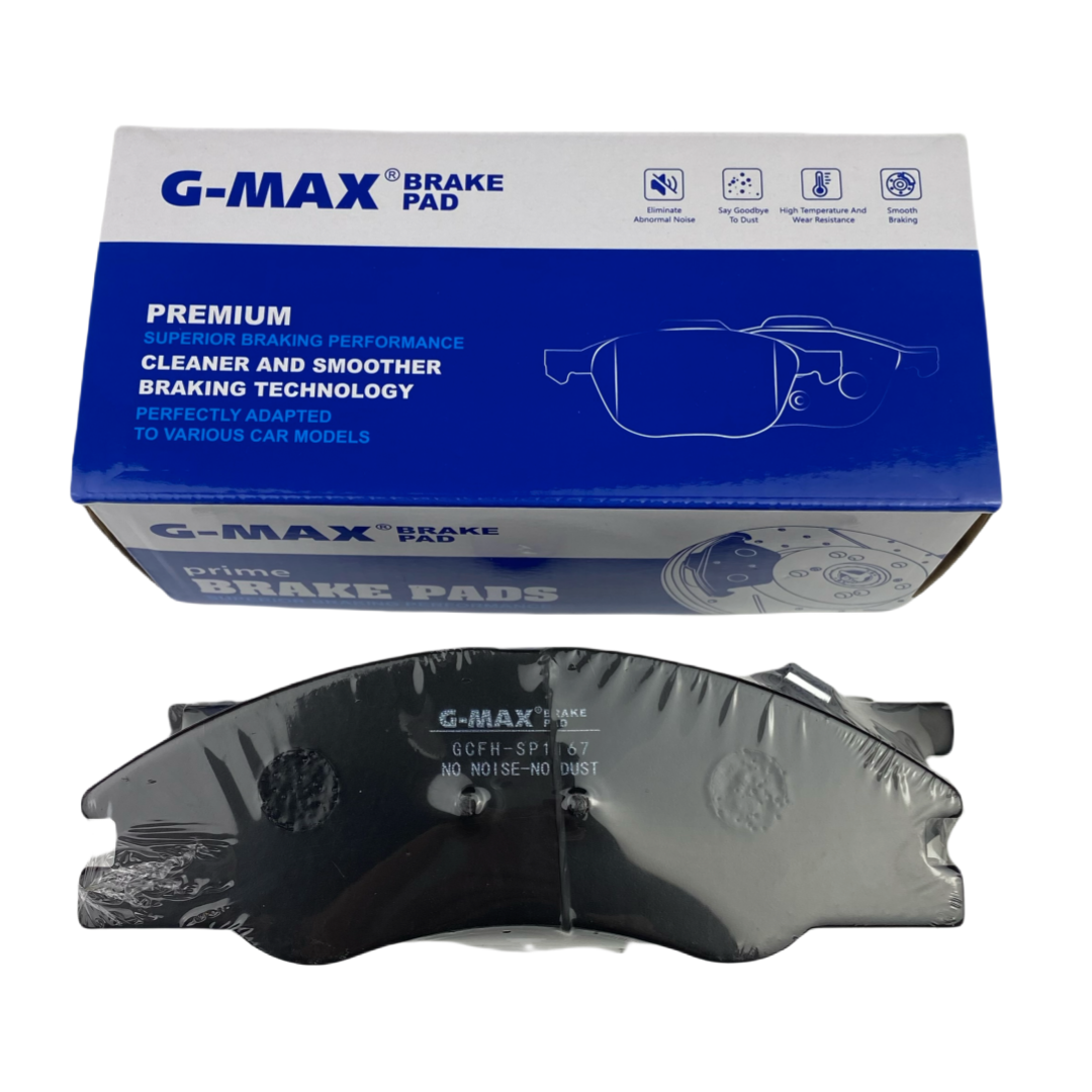 Premium Organic Brake Pads for Quiet and Clean Performance.D1354