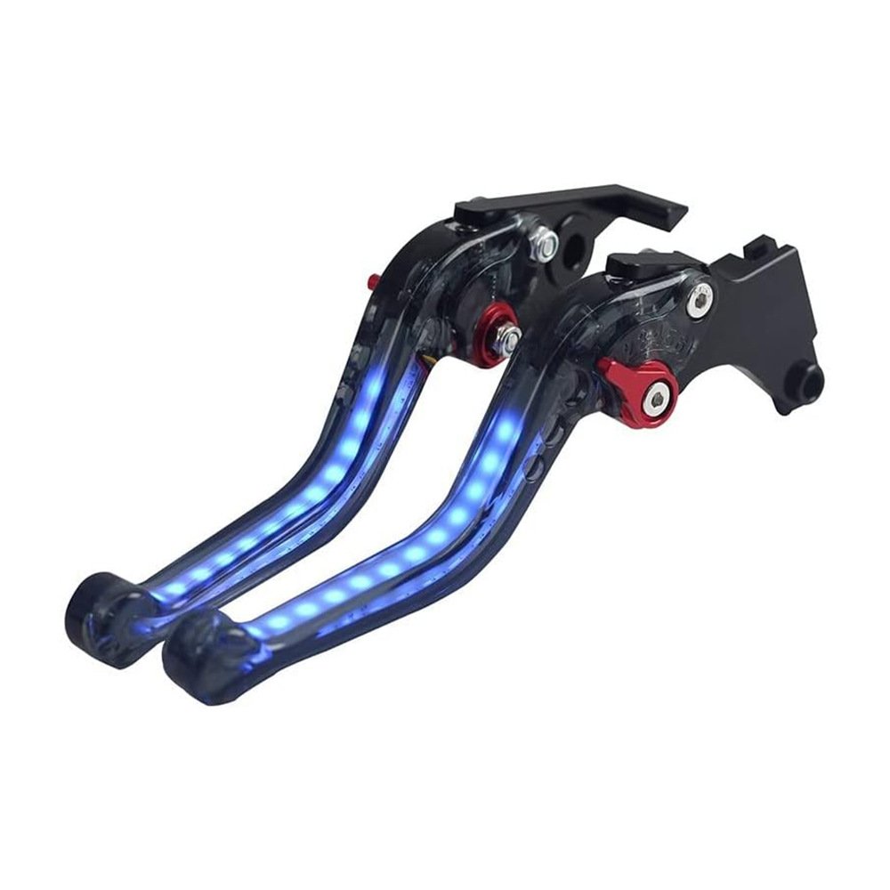 Motorcycle Modified Parts Abs Handlebar Grip Cnc Disc Clutch Brake Levers With Light for Motorcycle