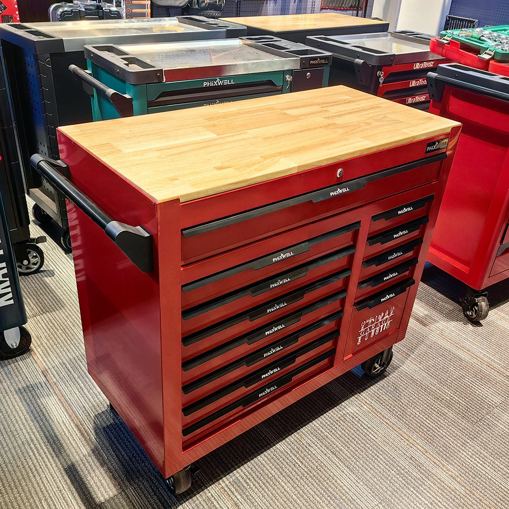 Professional Heavy Duty Metal 13 Drawer Rolling Tool Cabinet with Tools