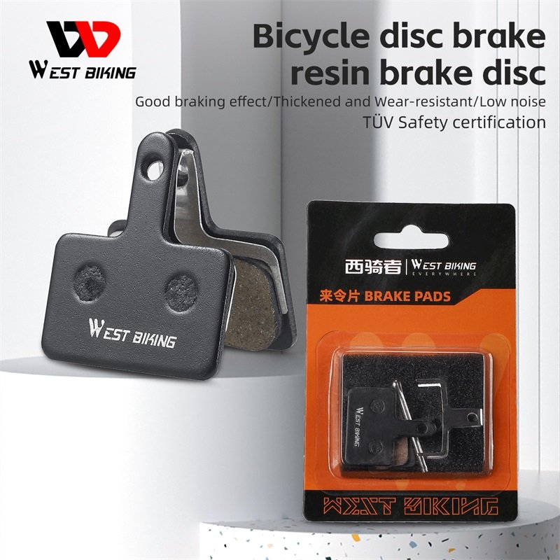 WEST BIKING MTB Mountain Bicycle Hydraulic Disc Brake Pads Factory Custom Cycle Semi-metallic Bike Brake Pad