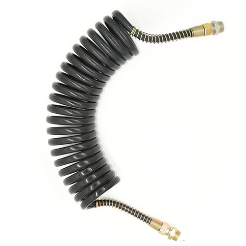 PA Pu Air Coil Hose Spiral Tube Spring with QUICK COUPLER, Flexible PU Recoil Spiral Hose Tube for Compressor Tools