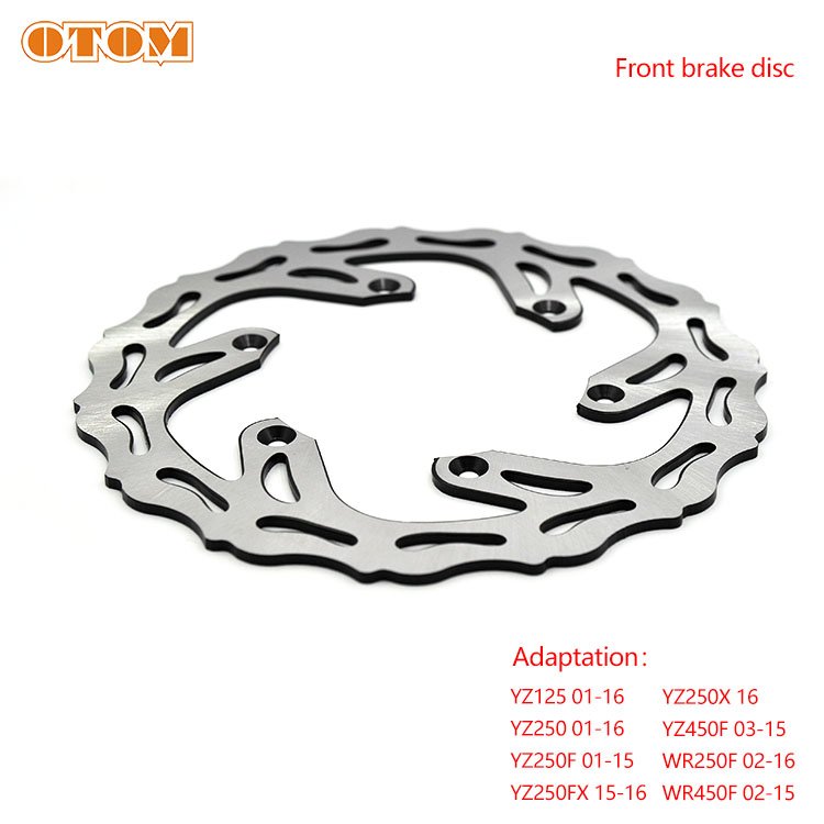 OTOM Motorcycle Dirt Bike 250mm 245mm Steel Front Rear Brake Disc for YAMAHA YZ125 YZ250 YZ250 YZ450F WR250F WR450F