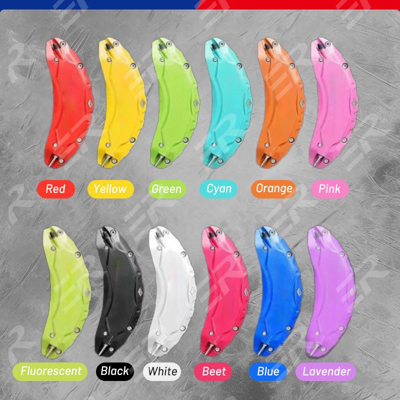 Car Exterior Accessories Aluminum Alloy Front & Rear Brake Caliper Covers for Model Y 2021-2024