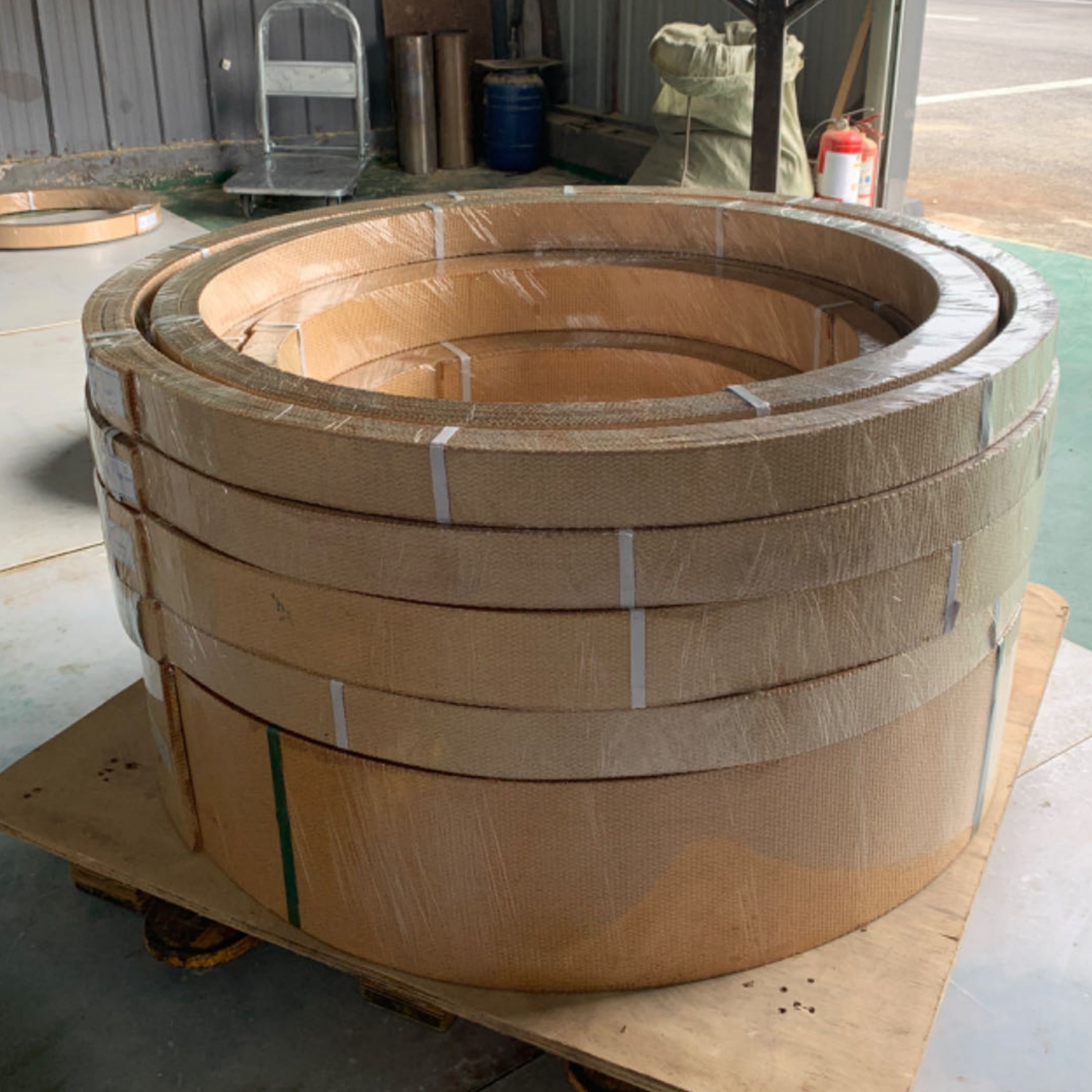 Non-asbestos Woven Brake Lining Roll Resin Friction Material Truck Brake Lining Rolls for Brake Shoes