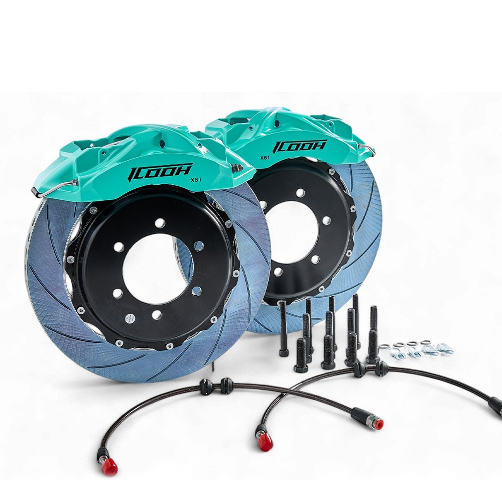 ICOOH Factory Price Front X61 6 Pistons 355-405mm Rotor Size Modified Racing Big Brake Kit for Tundra Camry