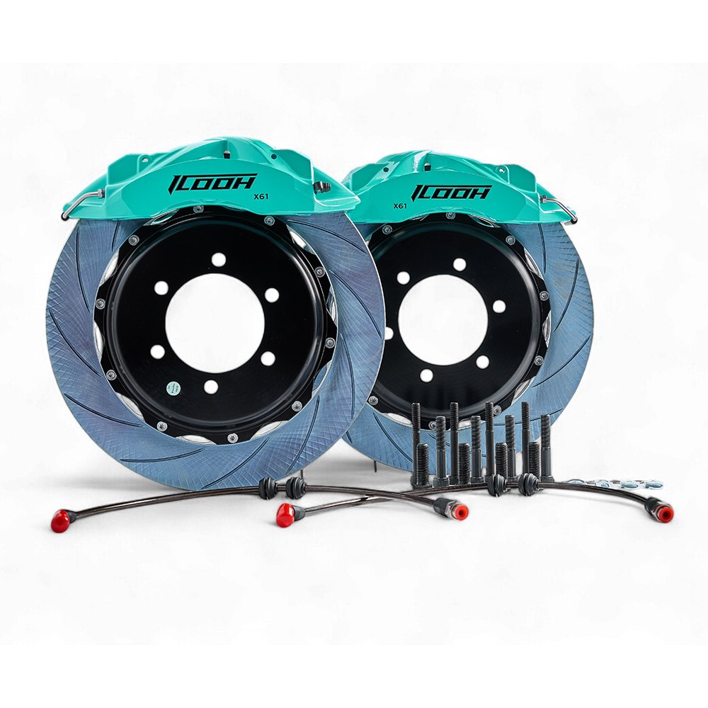 ICOOH Factory Price Front X61 6 Pistons 355-405mm Rotor Size Modified Racing Big Brake Kit for Tundra Camry
