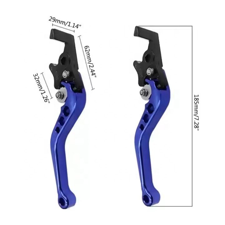 Adjustable Electric Vehicle Front Rear Disc Brake Handlehold Motorcycle Modified Fuxi Ghost Fire Brake Horn Brake Levers