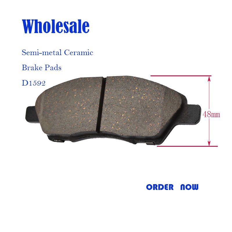 Supply High Performance Factory Auto Parts Brake Pads D1592 Brake Pad for TOYOTA
