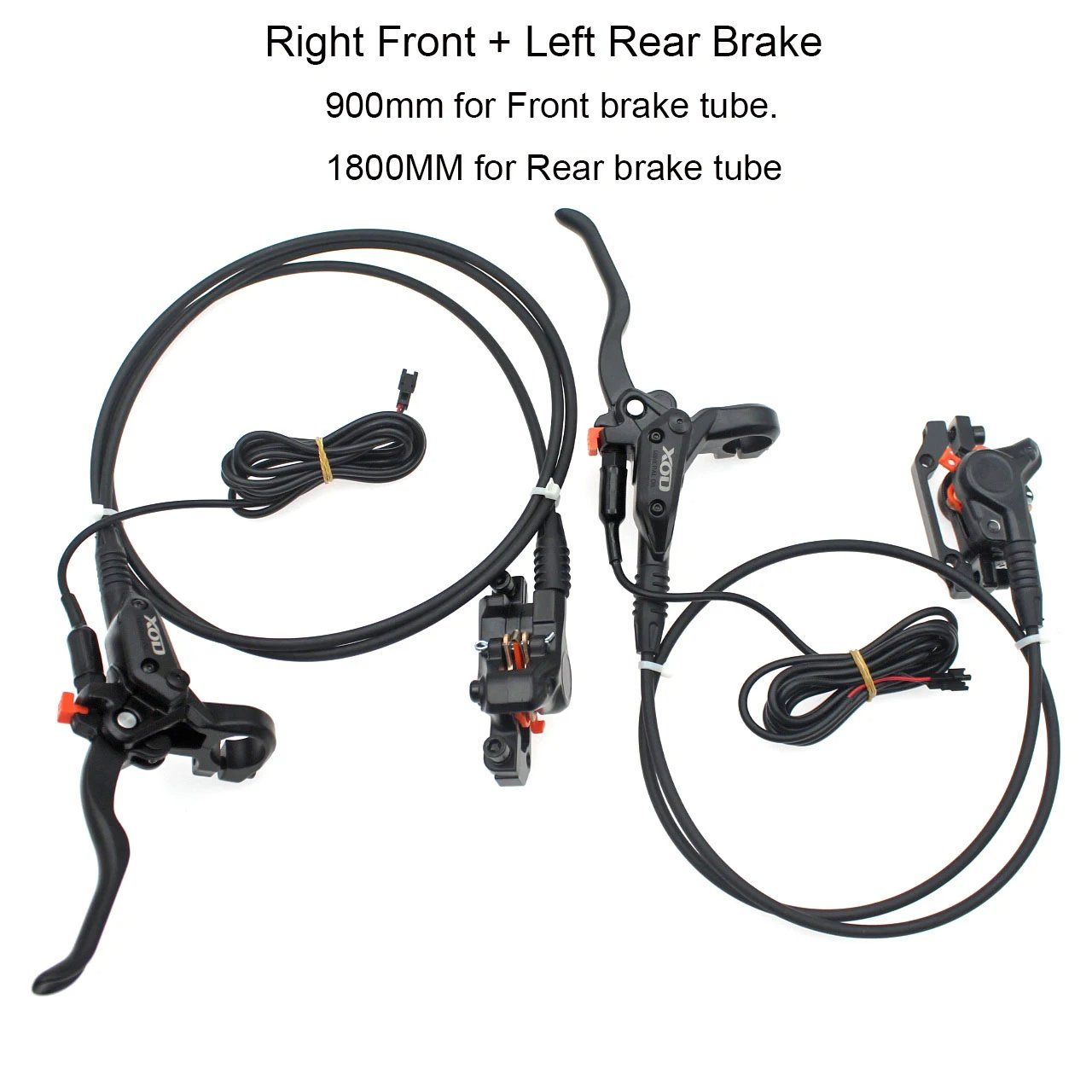 XOD E-Bike Electric Folding Bicycle MTB Hydraulic Disc Brake Power Off for Driving Oil Disc Brake of Bicycle Brake Caliper Parts