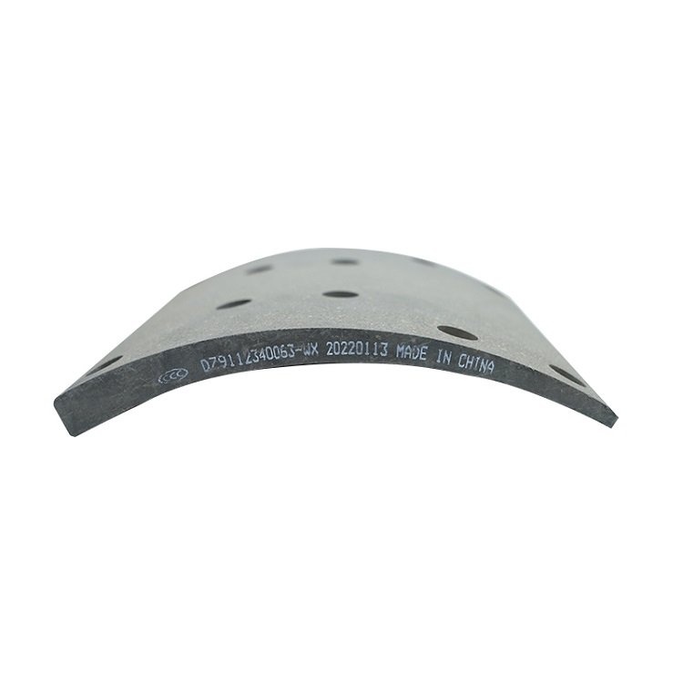 Promotional Oem Low Price Bus Brake Lining Shoes DZ9112340063 Brake Friction Pad Automobile Parts Brake Lining