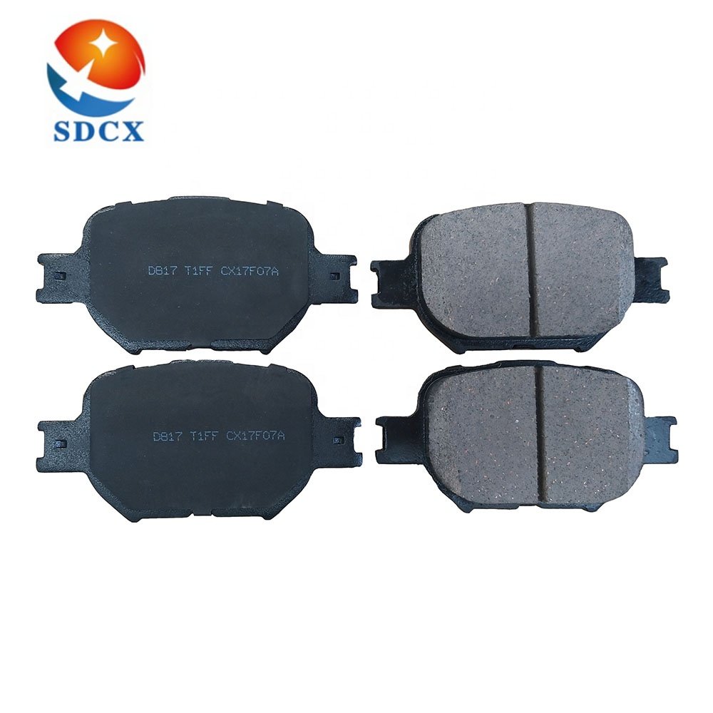 04465-20540 DB1431 China Brake Pad Factory Wholesale Auto Disc Ceramic Brake Pad Manufacturers D817 for Toyota Yaris