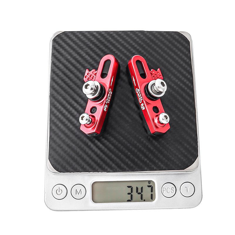MUQZI Folding Road Bicycle Carbon Wheels C-Brake Caliper Rubber Block Pads Holder Bike Brake Shoes Bike Parts