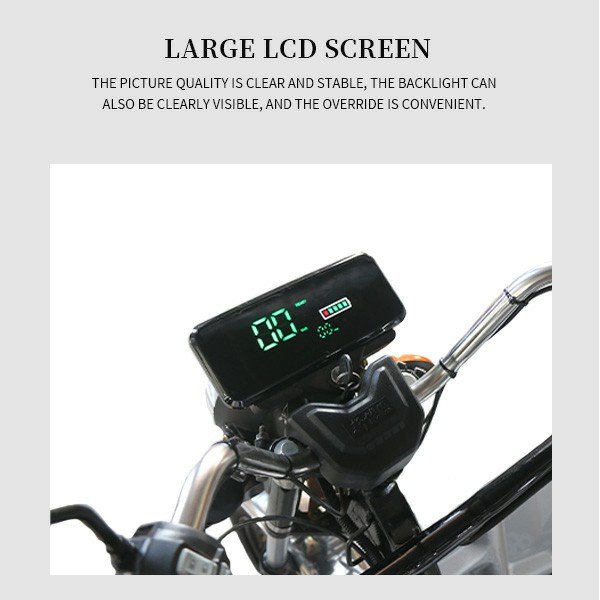 Electric Tricycle for Adults 800W Pull Goods and Carry People Ebike 60V 32Ah Removable Battery Electro-tricycle