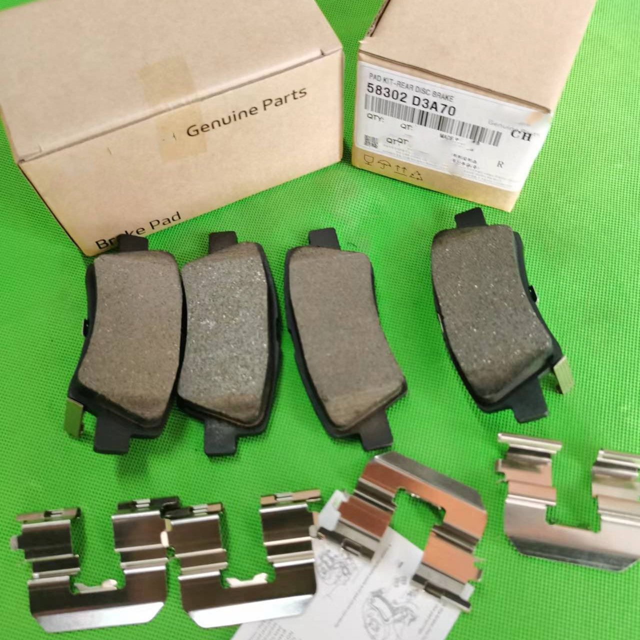 Korean Auto Parts Brake System PAD KIT-RR DISC BRAKE 58302D3A00 58302D3A70 Rear Brake Disc for Kia Hyundai