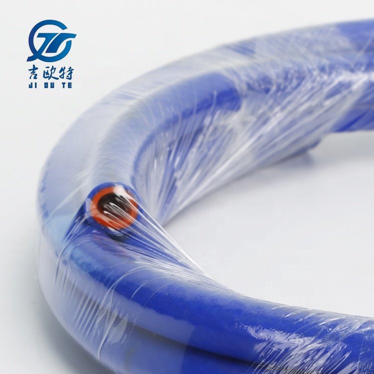 Silicone Heater Hose Radiator Pipe Extrusion Tube Polyester Fiber Thread 1-2PLY Blue