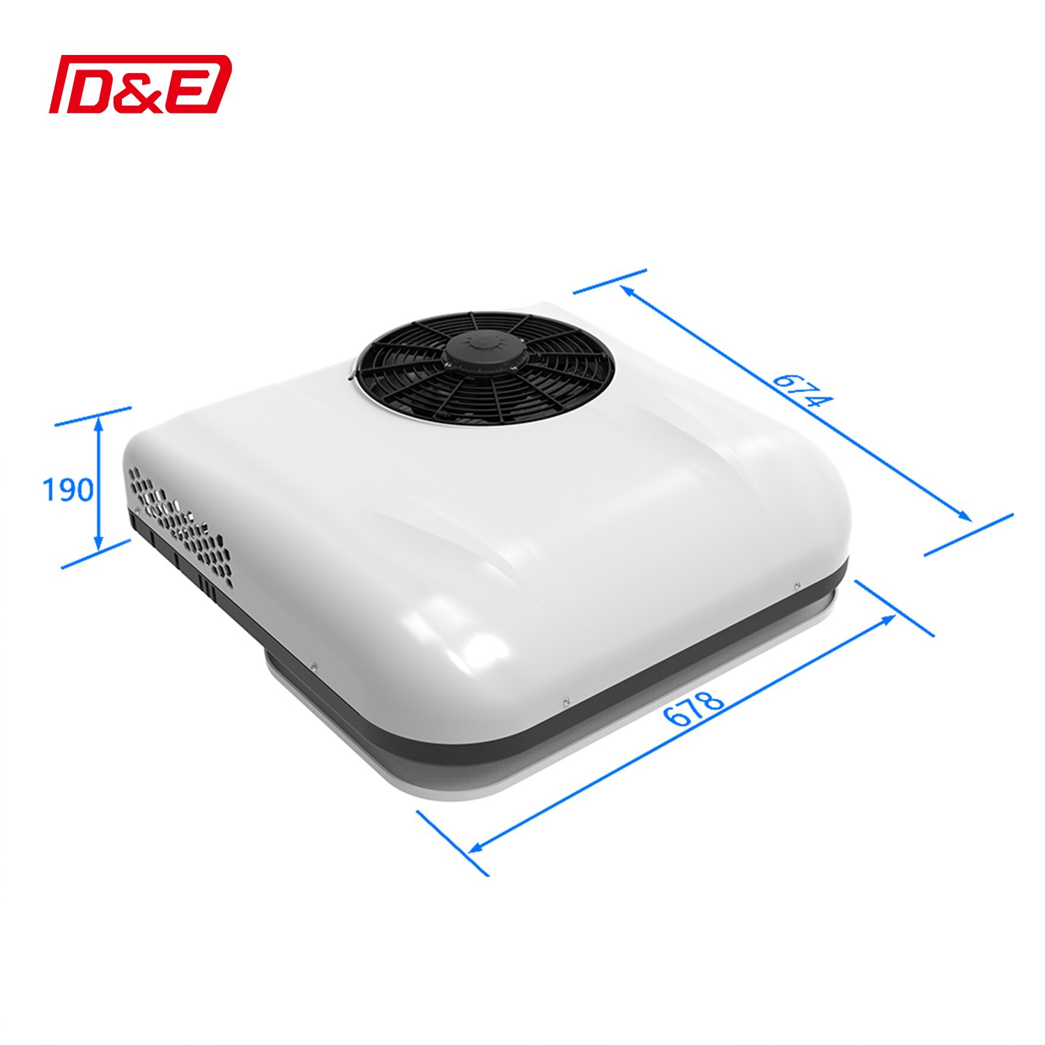 Hot Selling DC 12V 24V Rooftop Type Air Conditioner Cooling And Heating RV Electric Air Conditioner For Truck RV Camper