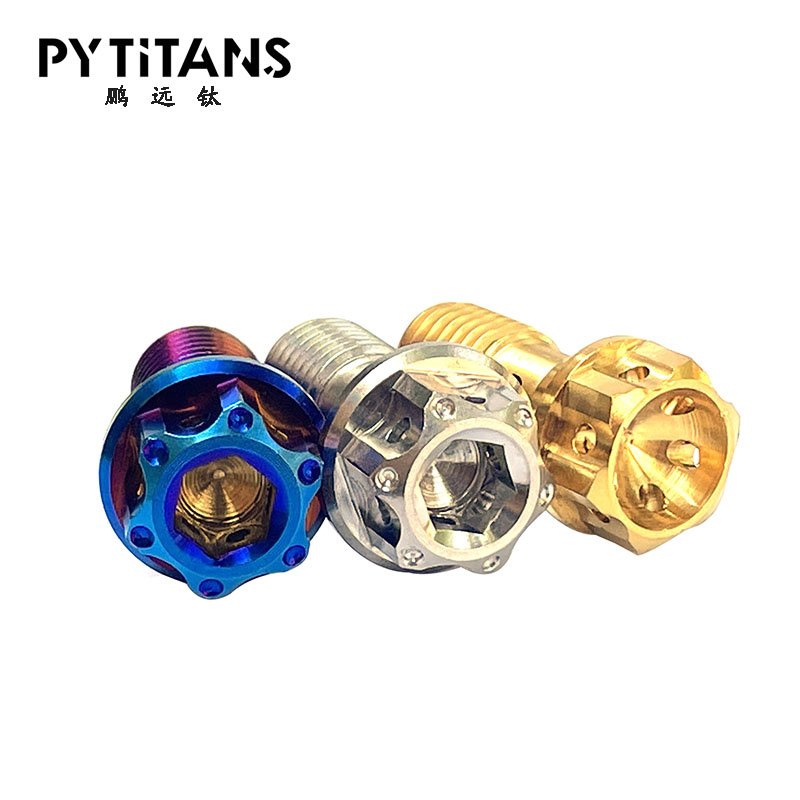 Factory Price GR5 Titanium Bolts M10 Motorcycle Brake Caliper Banjo Bolt Oil Drain Screw/Hollow Screw Flange Head