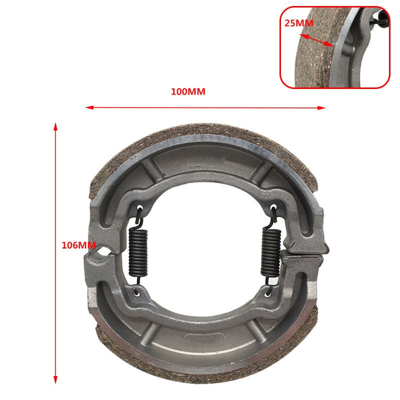 Top Quality CD70 Motorcycle Brake Shoe, Motorcycle Brake Parts