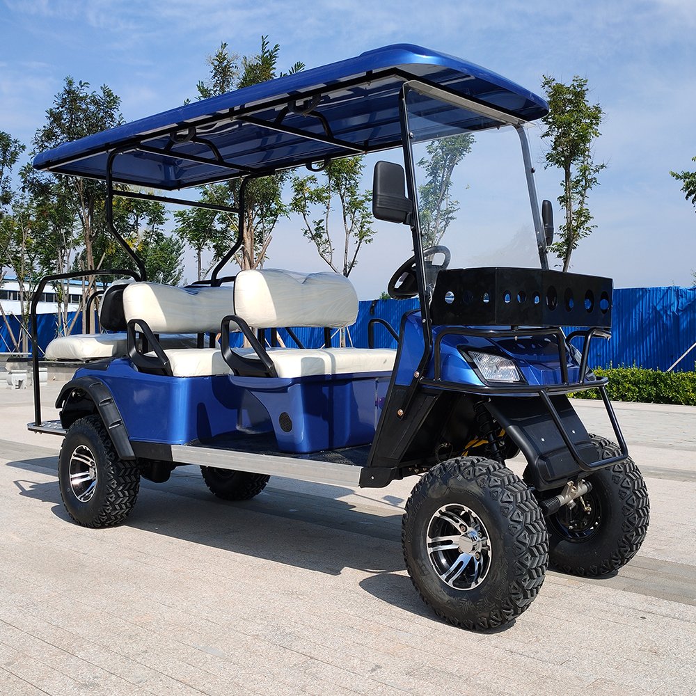 2023 Powerful 72v Lithium 4 Stroke Engine Golf Carts 4x4 High Quality Four-Wheel Drive Golf Cart