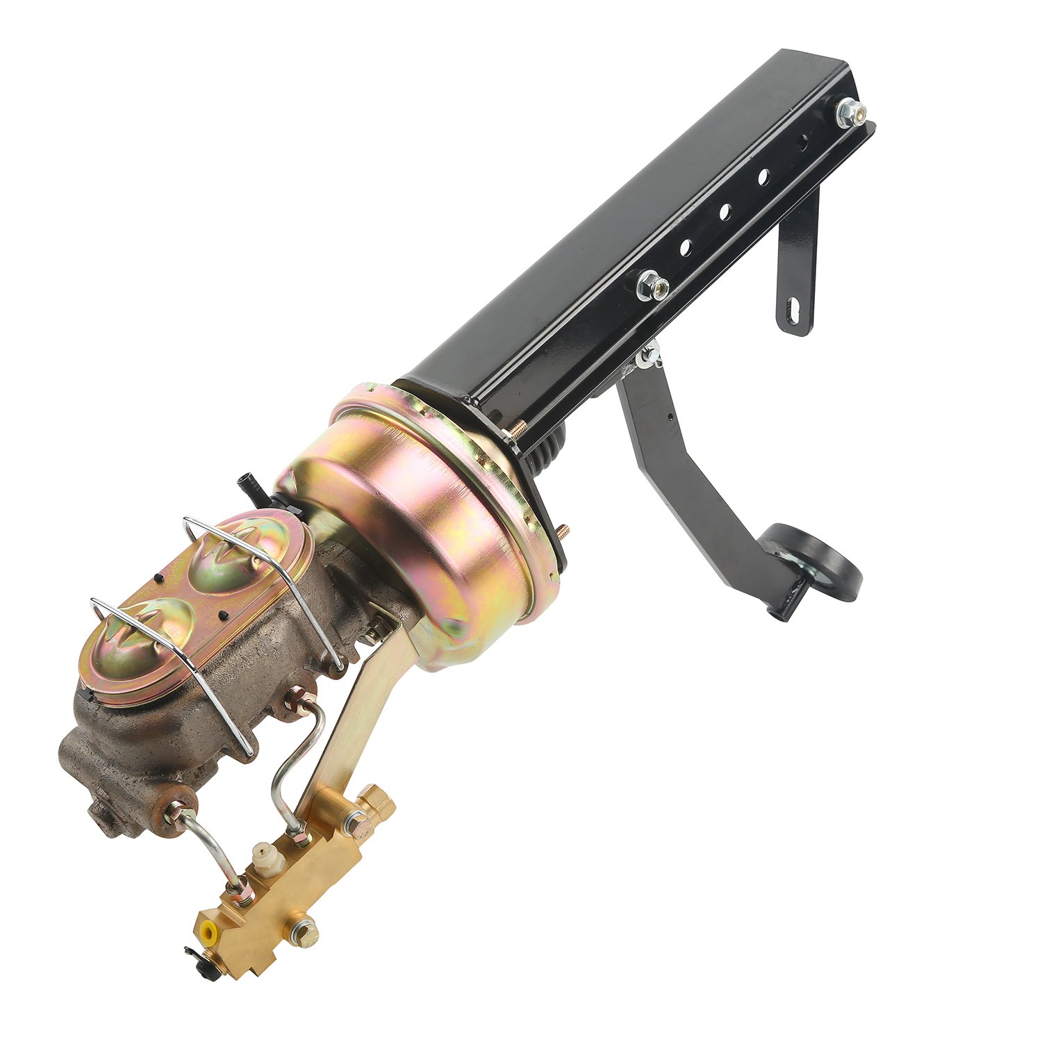 Universal Brake Pedal Kit With Single 7inch Power Brake Booster Master Cylinder for GM