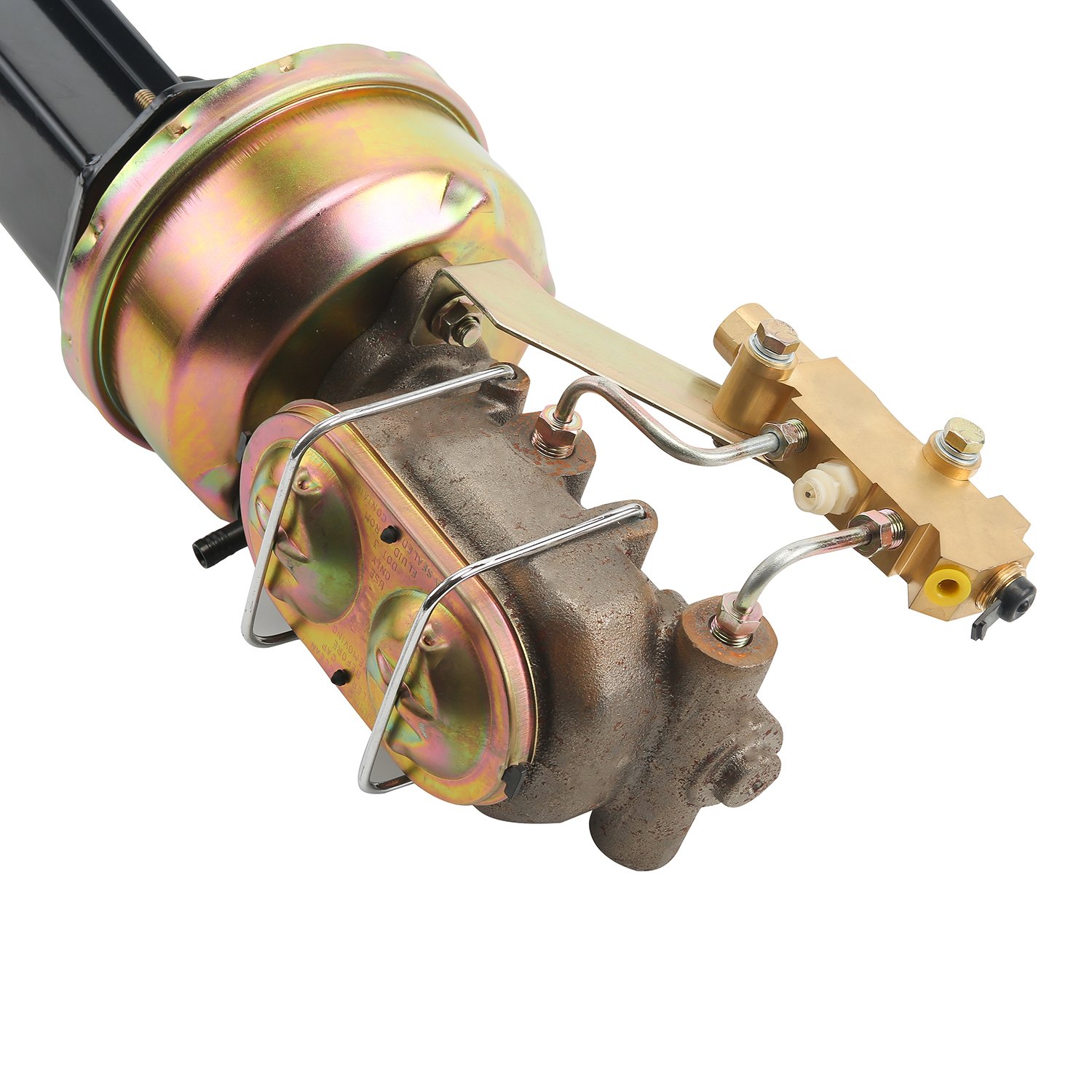 Universal Brake Pedal Kit With Single 7inch Power Brake Booster Master Cylinder for GM