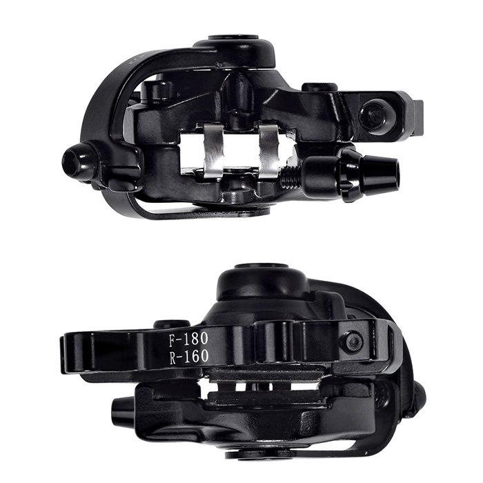 Cheap Bicycle Mechanical Disc Brake Calipers Zoom Ball Bearing Bilateral Brake Calipers for MTB Road Bike