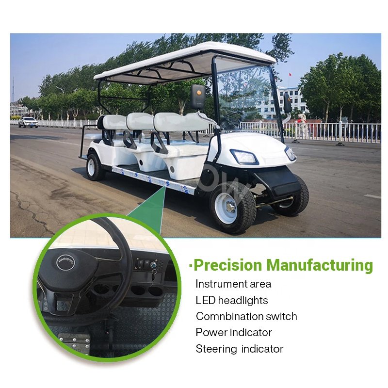 Affordable Club 2 4 6 Seater Chinese Electric Golf Cart Car for Sale 72v Lithium Custom Comfortable 4 Seats Electric Golf Carts