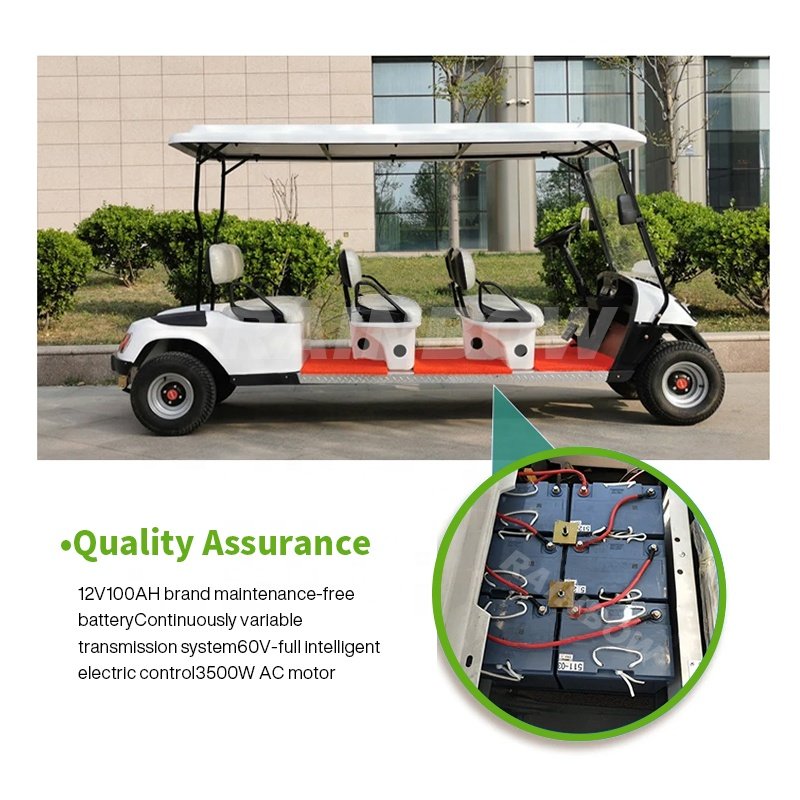 Affordable Club 2 4 6 Seater Chinese Electric Golf Cart Car for Sale 72v Lithium Custom Comfortable 4 Seats Electric Golf Carts