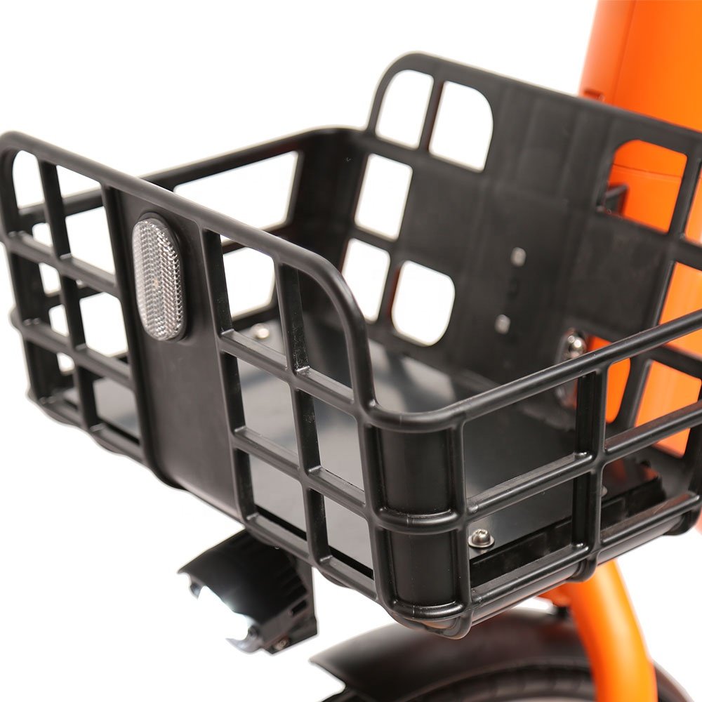 TXED 36V/250W 26" Frame Hidden Battery Front Drum Brake Rear Electronic Brake Electric Sharing Bike
