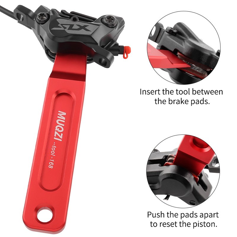 MUQZI Bicycle Oil Disc Caliper Piston Reset Tool Hydraulic Disc Brake Caliper Piston Repair Tool