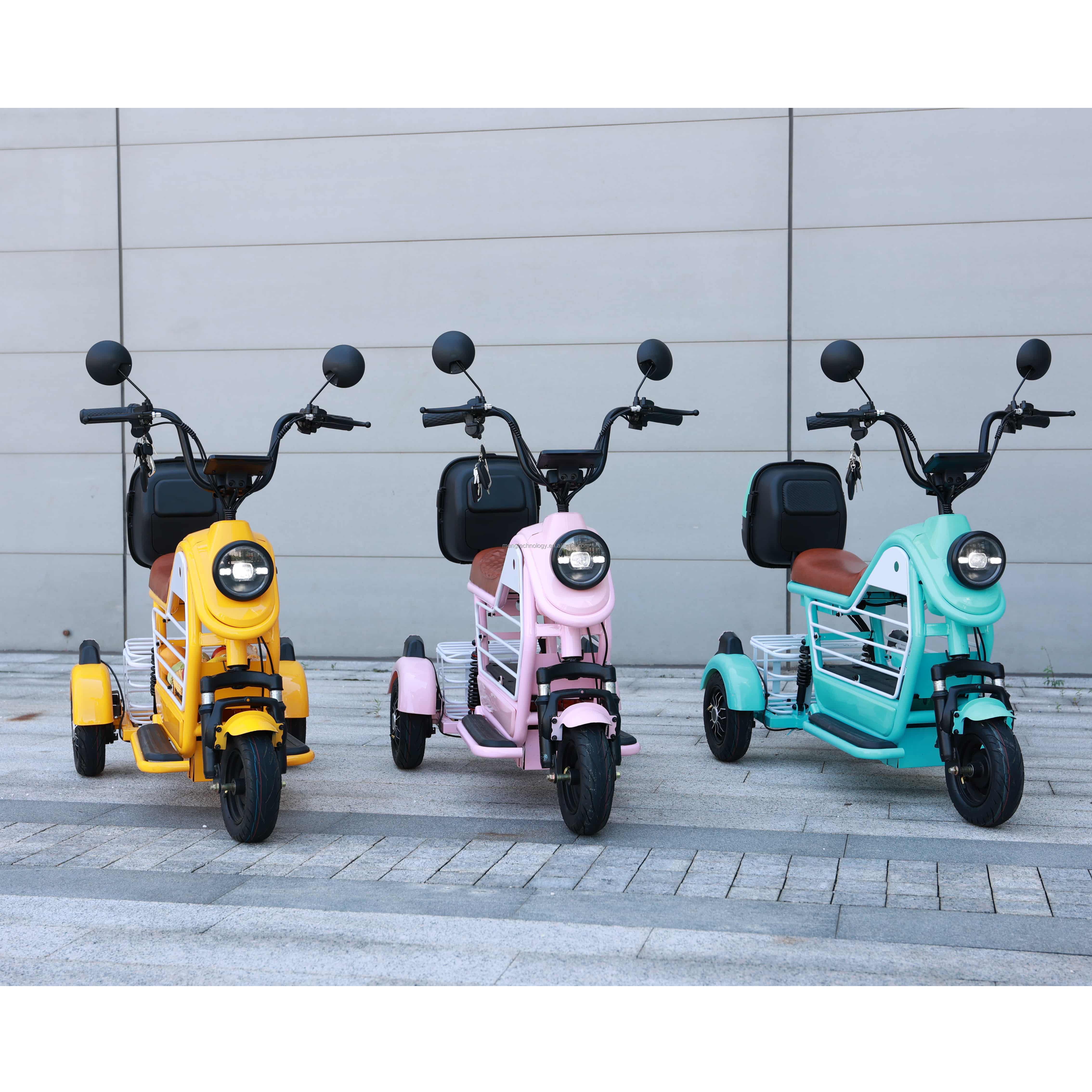Electric 3 Wheels Bike 2 Seats for Kids Bicycle 3 Wheel Tricycle Electric