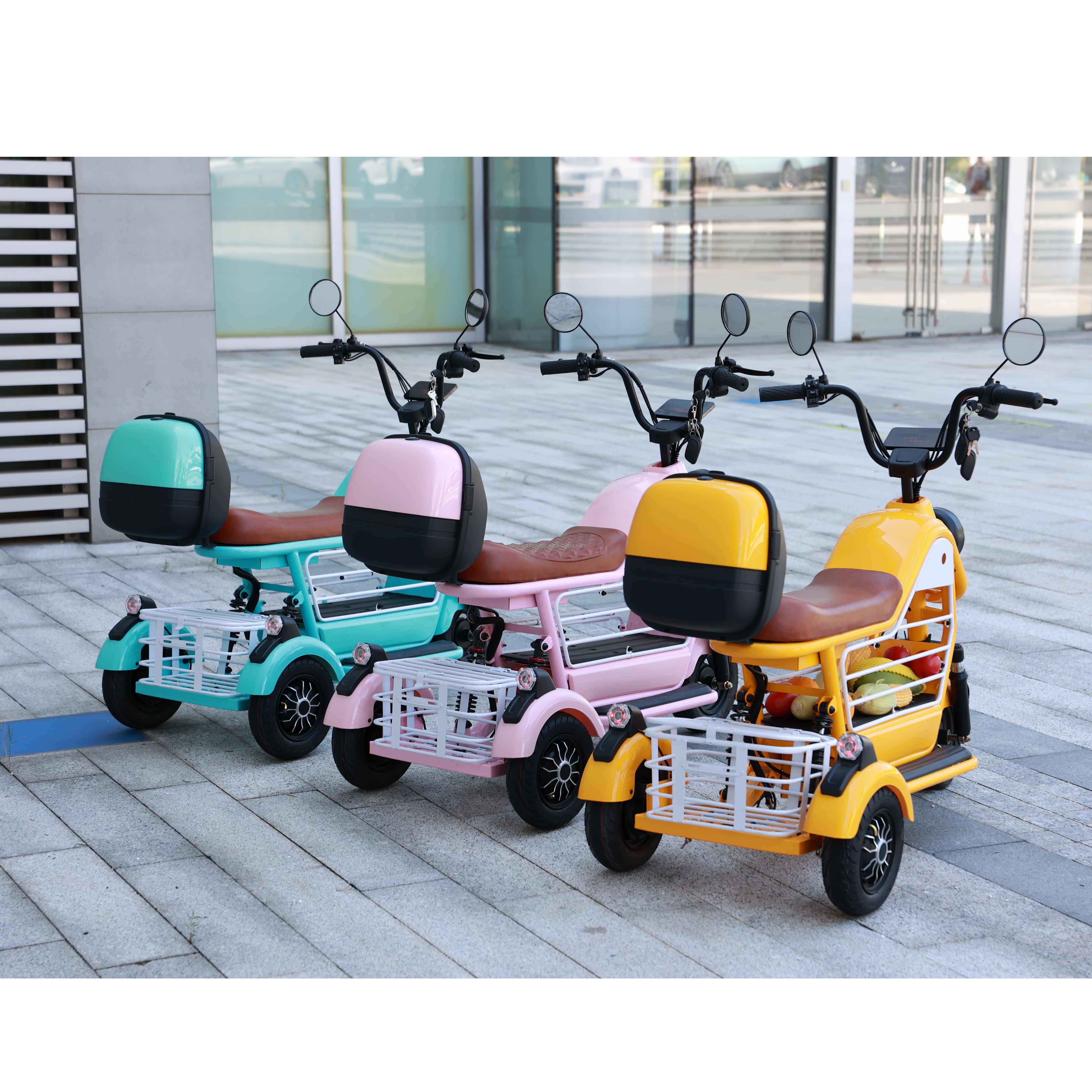 Electric 3 Wheels Bike 2 Seats for Kids Bicycle 3 Wheel Tricycle Electric