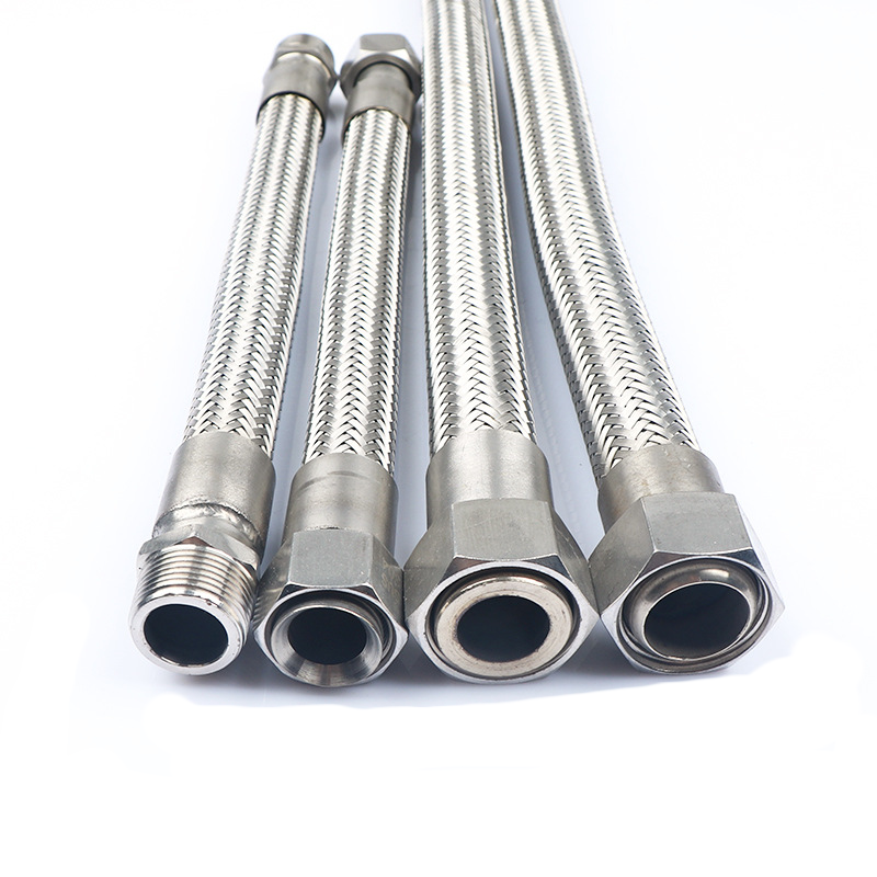 Hose Joint Type Stainless Steel Corrugated Metal Braided 304 Metal Hexagon OEM Welding Casting Seamless Stainless Metal Hose