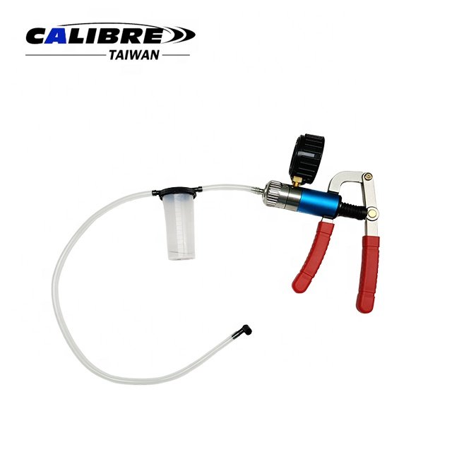 TAIWAN CALIBRE Hand-Held Vacuum Pressure Pump Brake Bleeding Tester Gauge Set, Vacuum Bleeder for Brakes